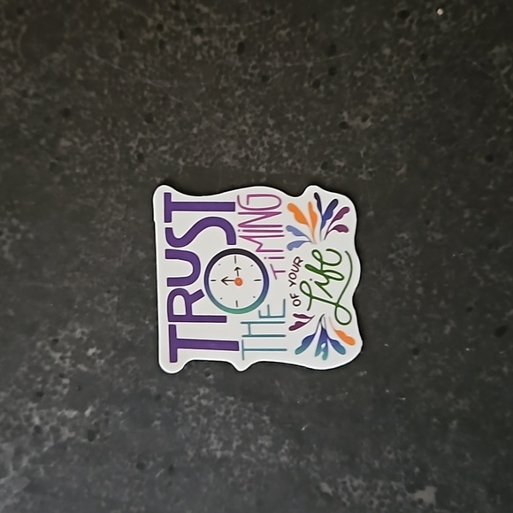 Trust the Timing of Your Life Sticker New - Picture 2 of 4